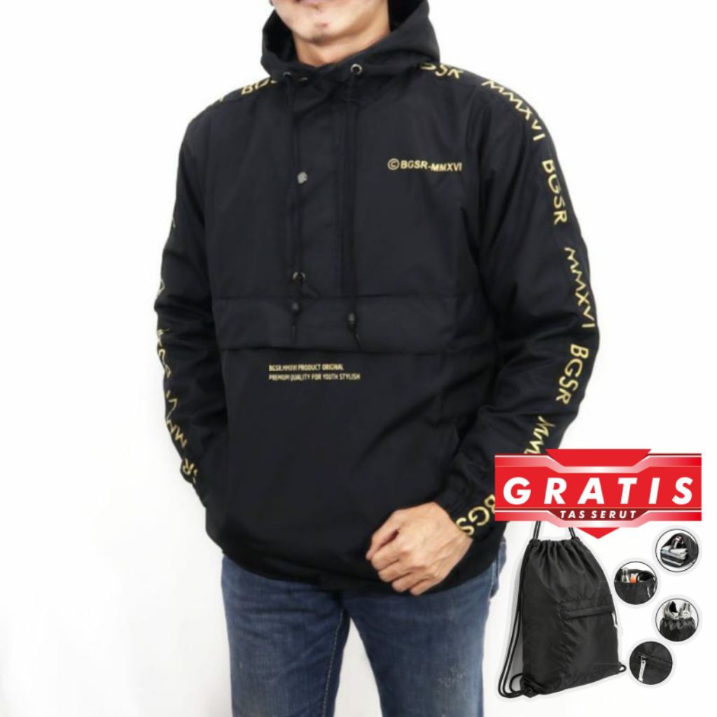 jaket Parasut Cagoule Waterproof unisex- jaket waterproof jaket cagoule pria - cagoule pria keren