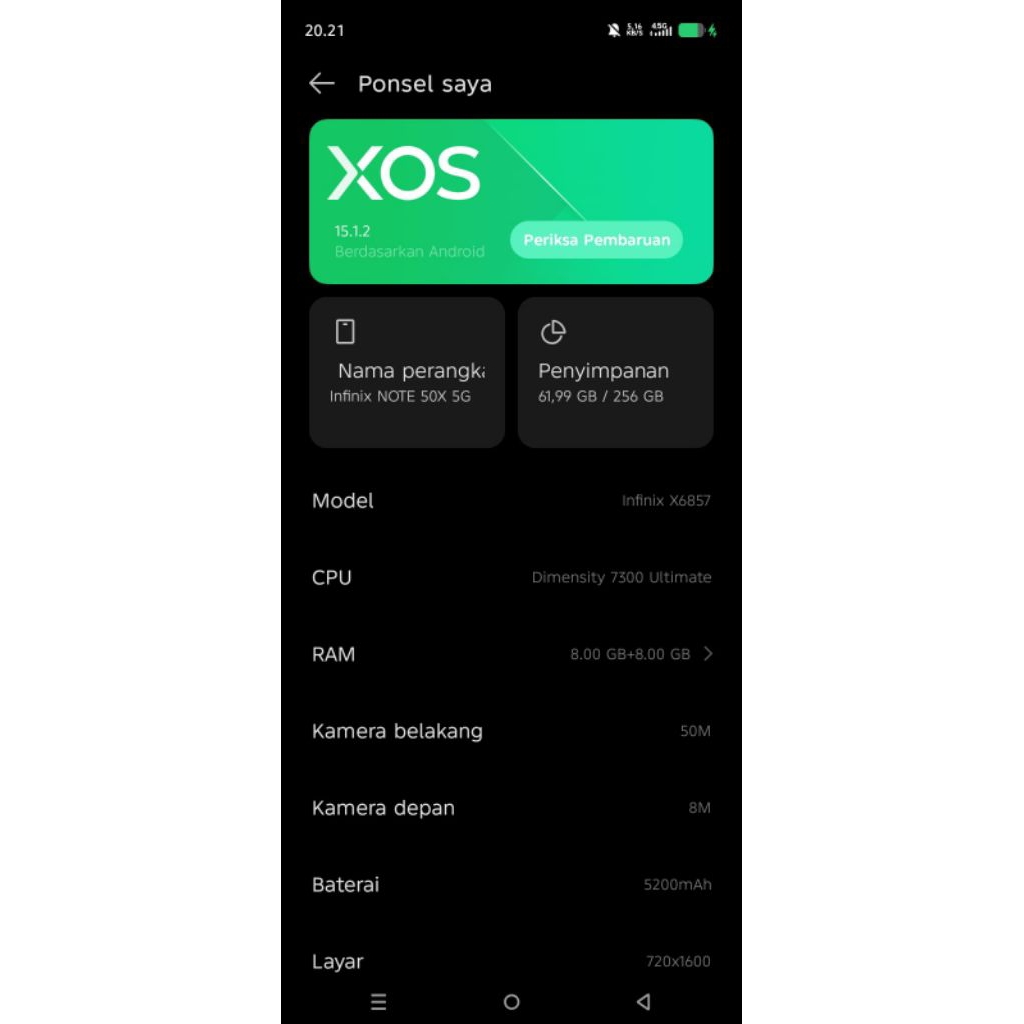 infinix NOTE 50X 5G