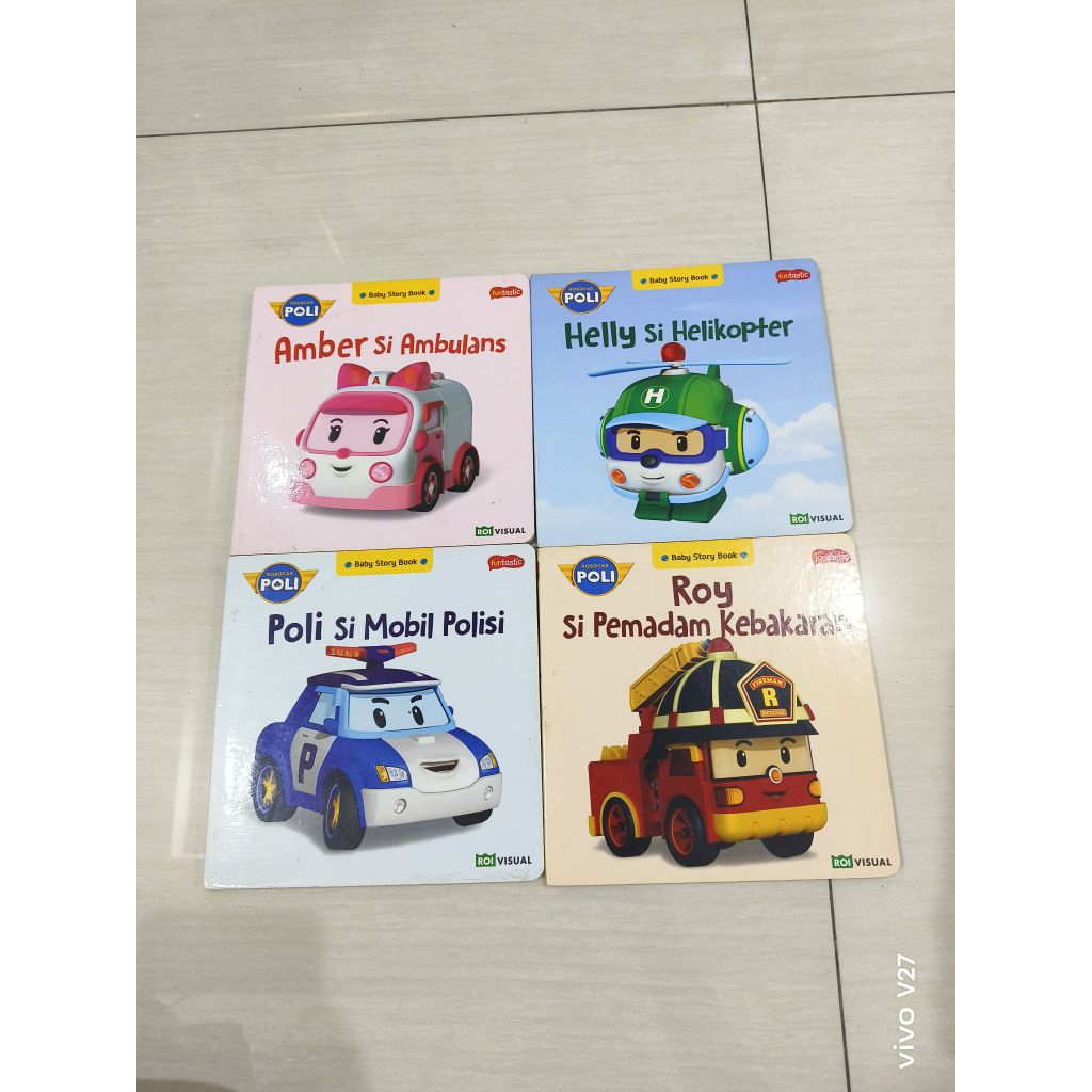 Preloved Storybook Robocar Poli