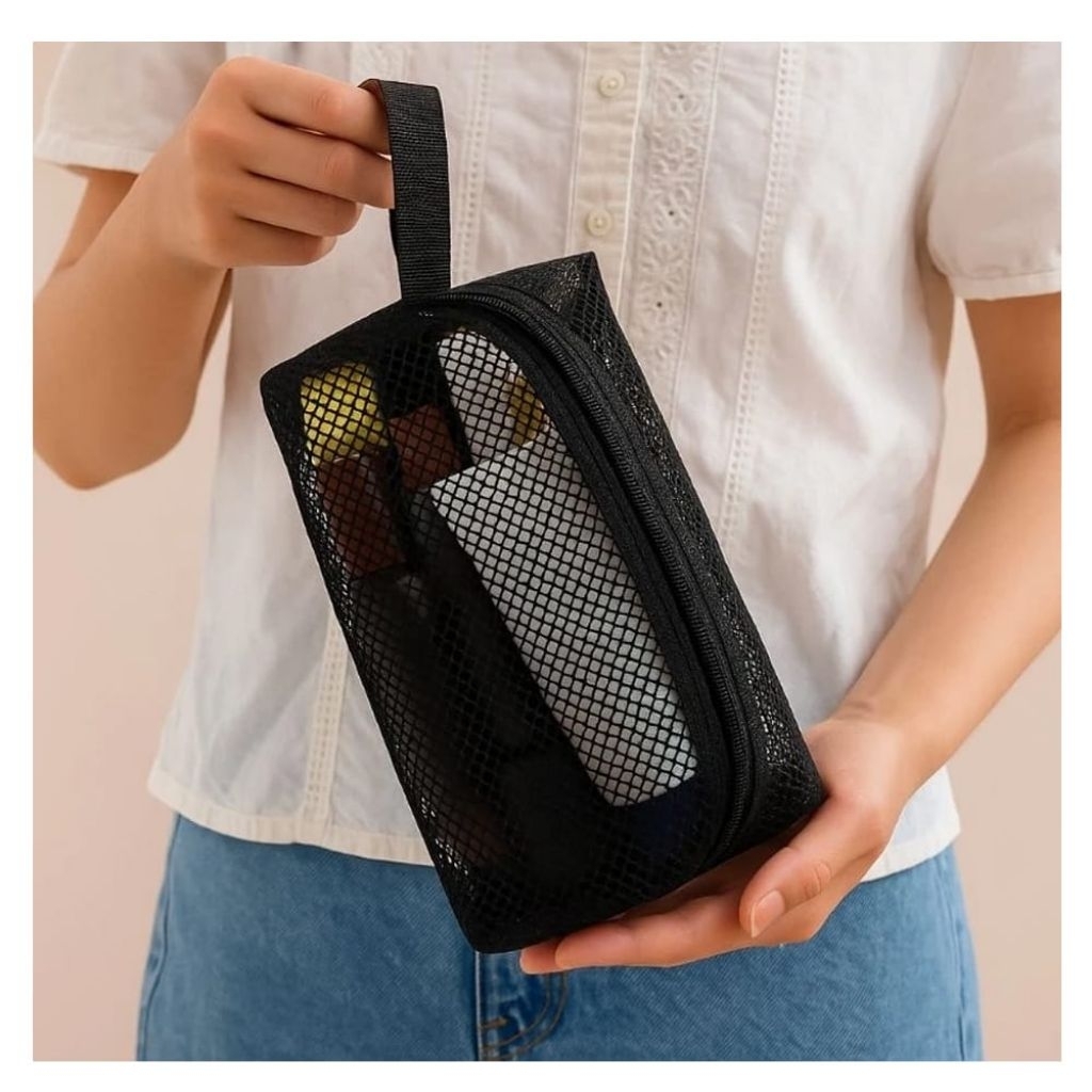 Tas makeup pouch makeup pouch peralatan mandi Tote bag organizer