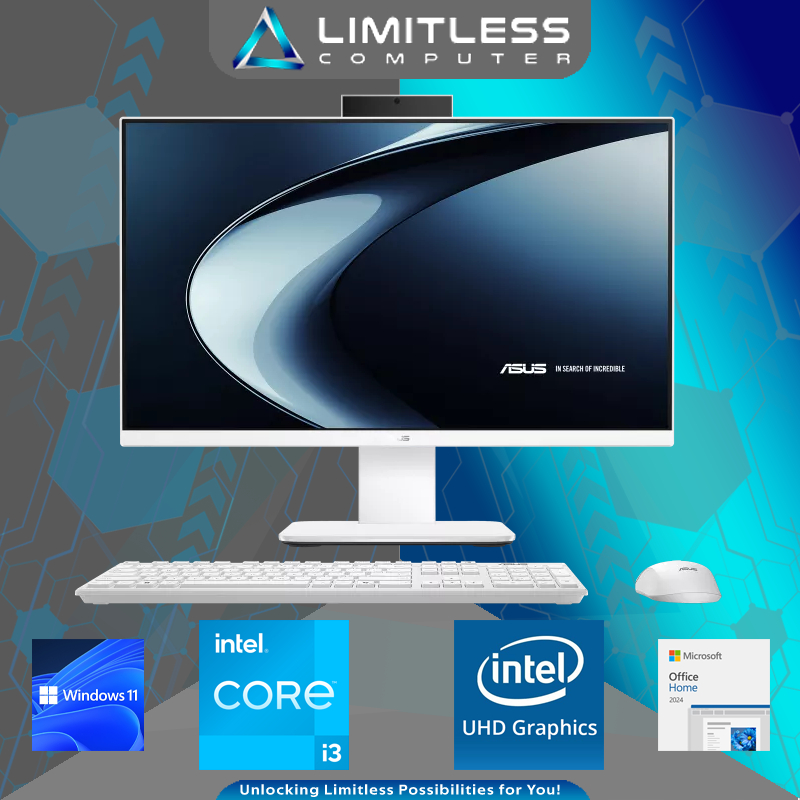 Asus V440VAK Intel Core i3 1315U 8GB 512GB 24" FHD IPS Windows 11 OHM All in One PC AiO V400