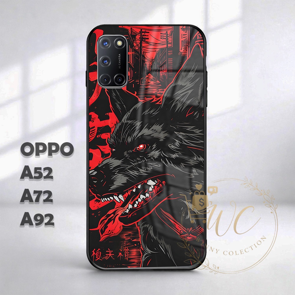 [W22] Softcase OPPO A52 A72 A92 | Casing Keren Lucu Oppo a52 a72 a92 | Kesing Murah Wolf