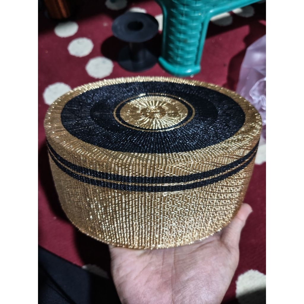 Songkok Recca Tembaga KC gold / Songko Recca To Bone / Peci Tembaga / Songko Recca / Peci Tembaga