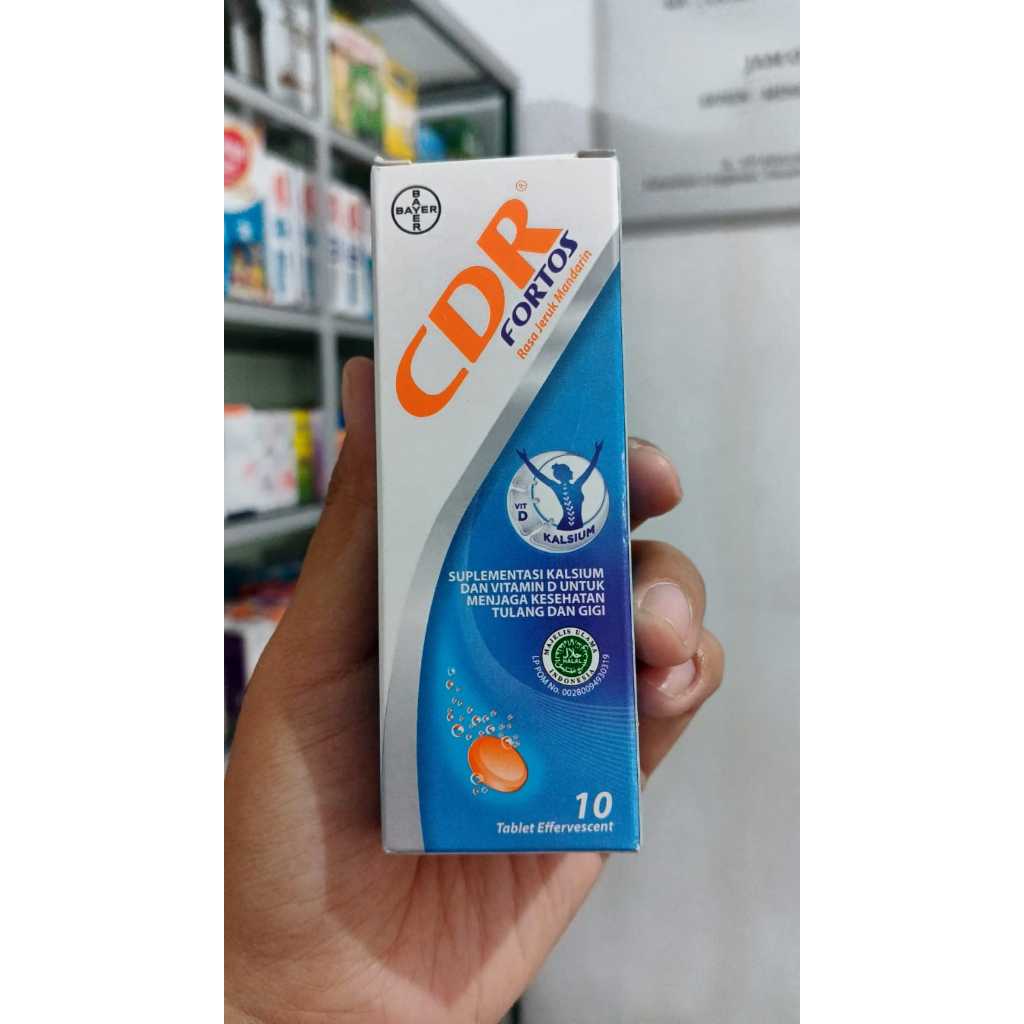 CDR FORTOS SUPLEMEN KALSIUM 10TABLET