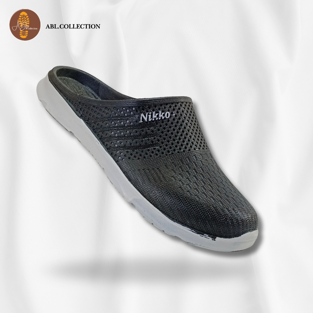 8158 8151 Sepatu sandal karet kerja kantor Slop selop Baim Bakpao cewek perempuan Pria Murah 39-43