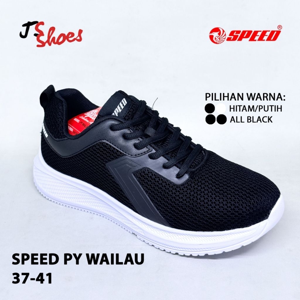 SPEED PY WAILAU - SEPATU SNEAKERS SEPATU SEKOLAH ANAK DEWASA MERK SPEED ORIGINAL