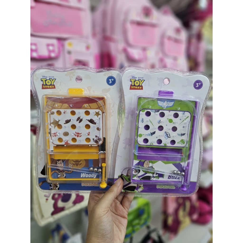 Mr Diy x Toy Story Handheld Pinball Game Woody Buzz Toystory Mainan Anak