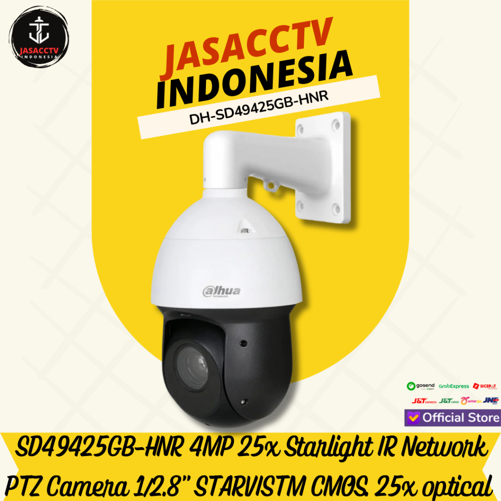 Dahua DH-SD49425GB-HNR Kamera CCTV PTZ 4MP 25x Zoom Starlight IR 100m IP66