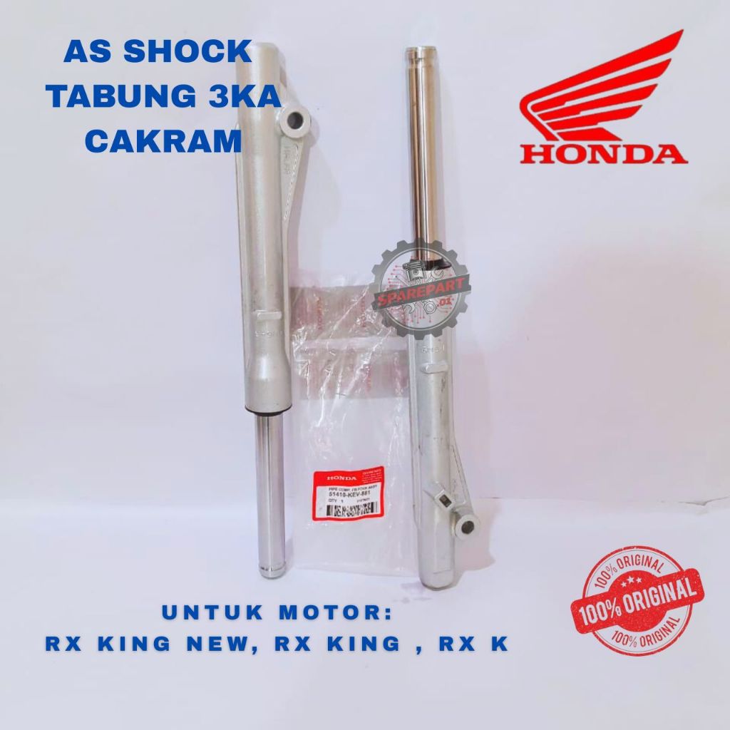 AS SHOCK +TABUNG HONDA 3KA ORIGINAL RX KING, AS SHOCK TABUNG RX KING NEW, AS  SHOCK TABUNG RX KING, 