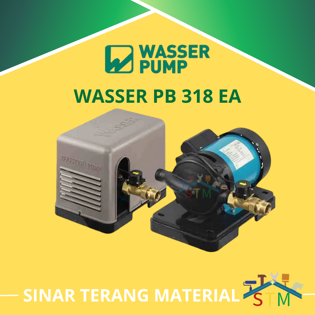 Pompa Air Booster WASSER PB-318 EA Otomatis / Pompa Pendorong