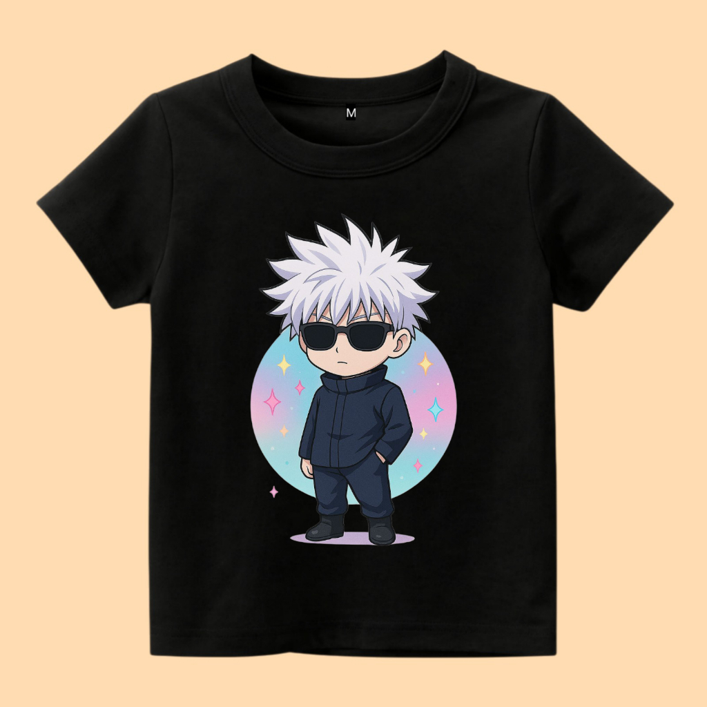 Baju kaos anak satoro gojo jujutsu kaisen