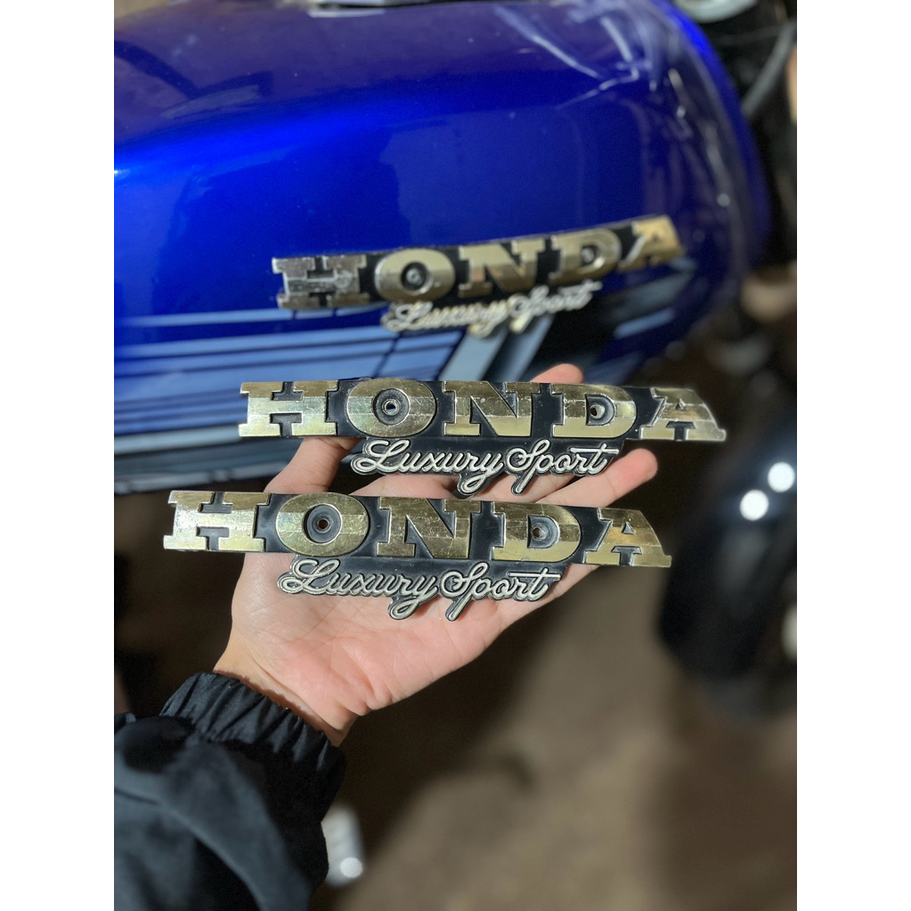 Emblem HONDA tangki GL PRO ORIGINAL Logo tengki honda gl pro