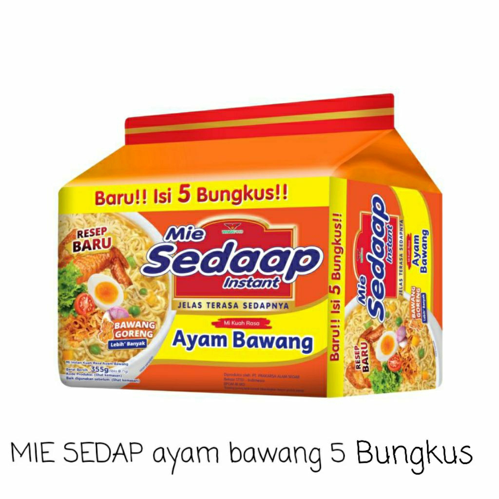Mie sedap ayam bawang isi 5 bungkus