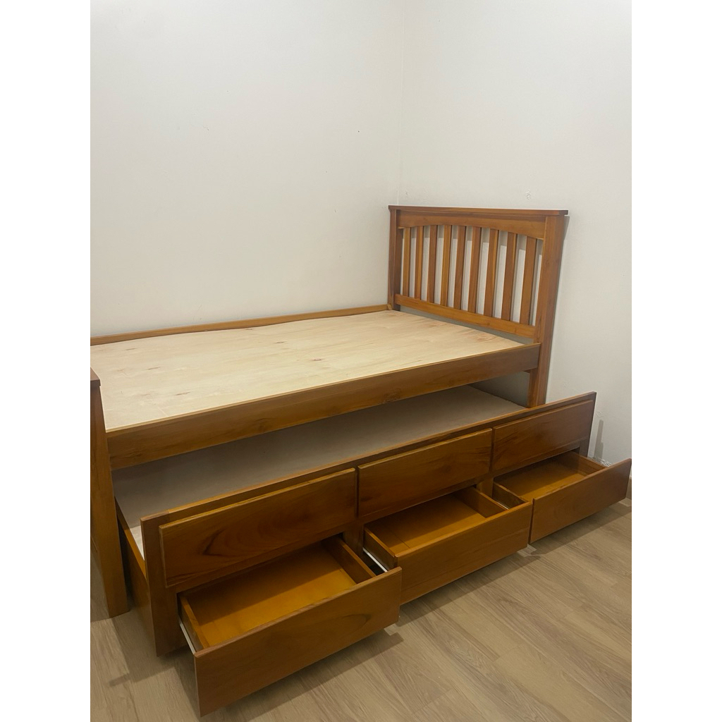 Dipan sorong anak single 120 x 200