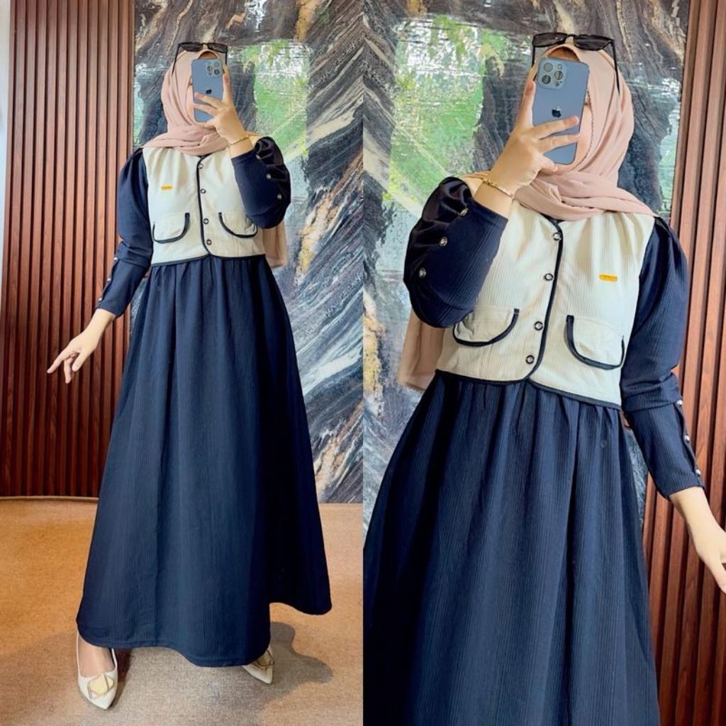 baju gamis 2026 model terbaru lebaran