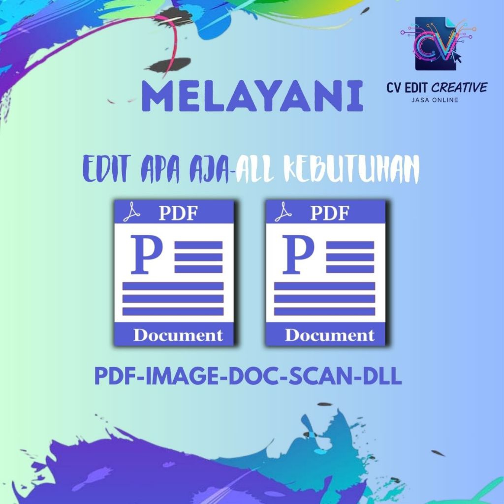 Jasa Edit Dokumen PDF - Perbaikan File Scan - Jasa Ketik & Design Administrasi