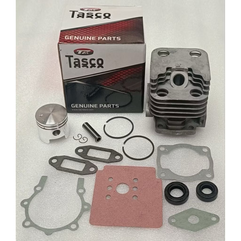 Cylinder Blok Tasco 318, 328 + Packing Set Tasco 328 Mesin Potong Rumput Tasco