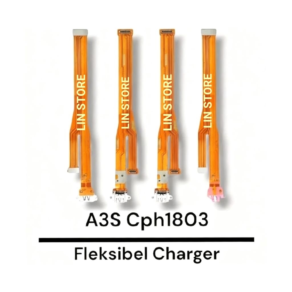 Flexible Konektor Charger Oppo A3S Cph 1803 / Flexible Cas Charger Oppo A3s ORI