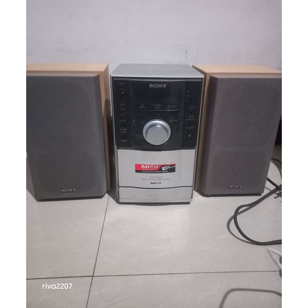 sony cmt - eh10 - MICRO HI-FI COMPONENT SYSTEM - CMT - EH10 - CD PLAYER - PEMUTAR CD -MP3 PLAYER