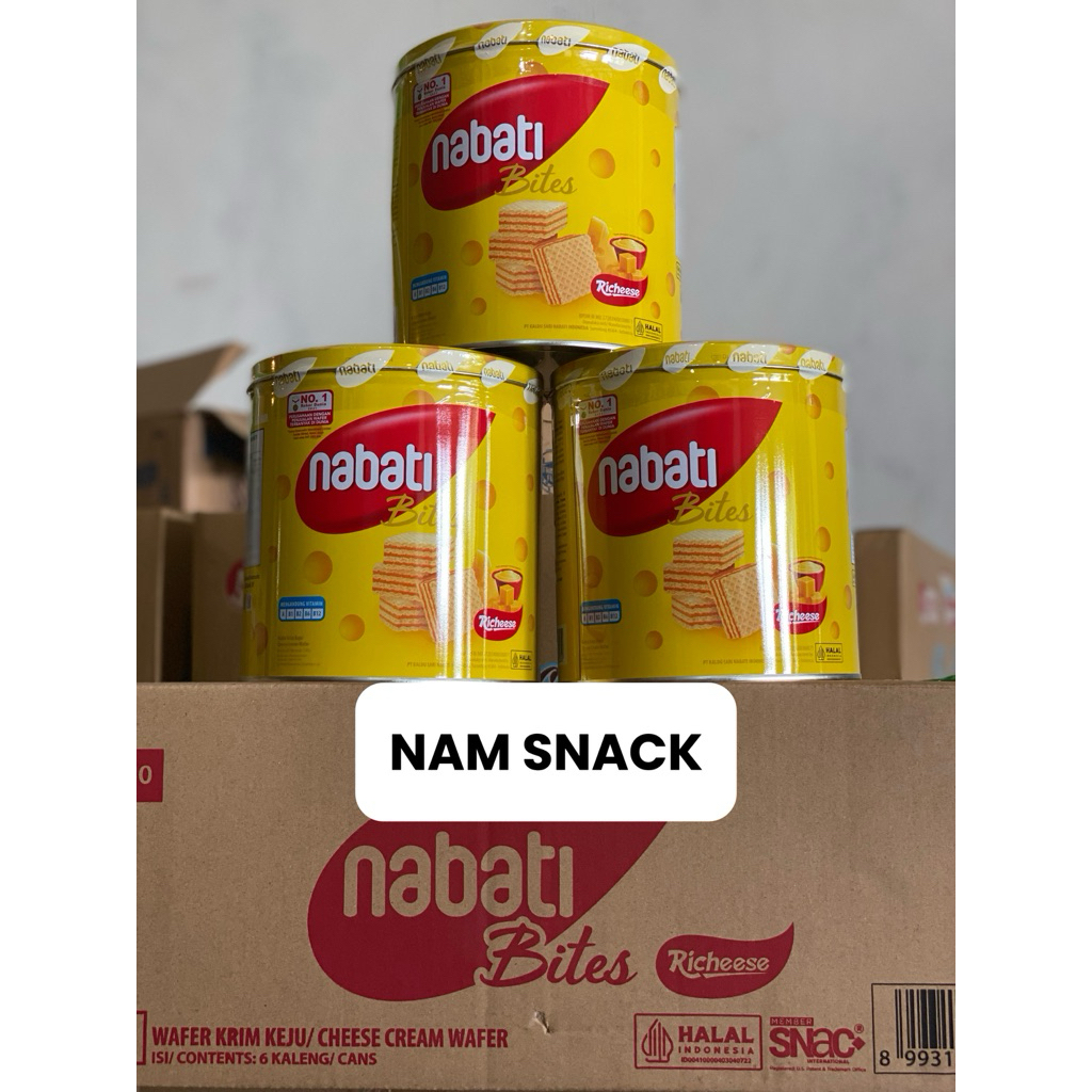 Nabati  Keju Kaleng 1 Karton Isi 6 x 240 Gr