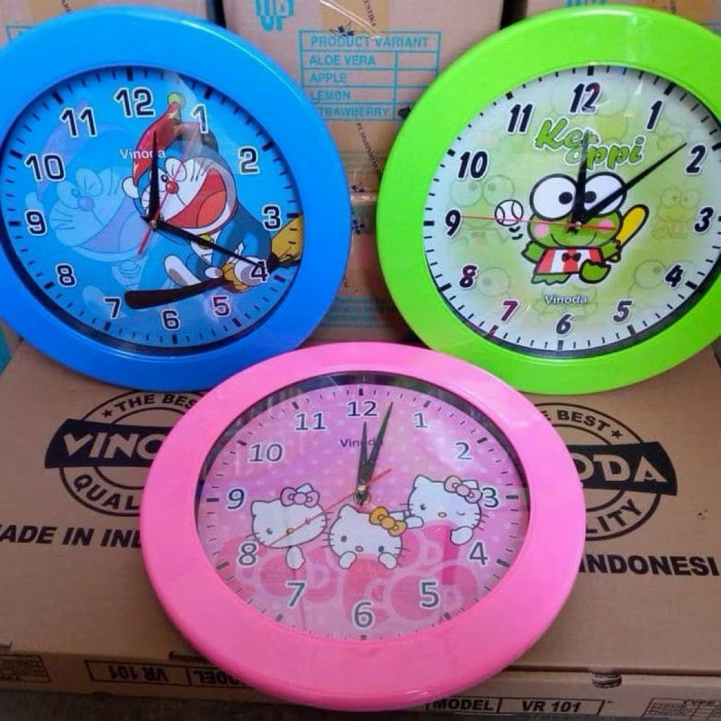 Jam dinding vinoda karakter