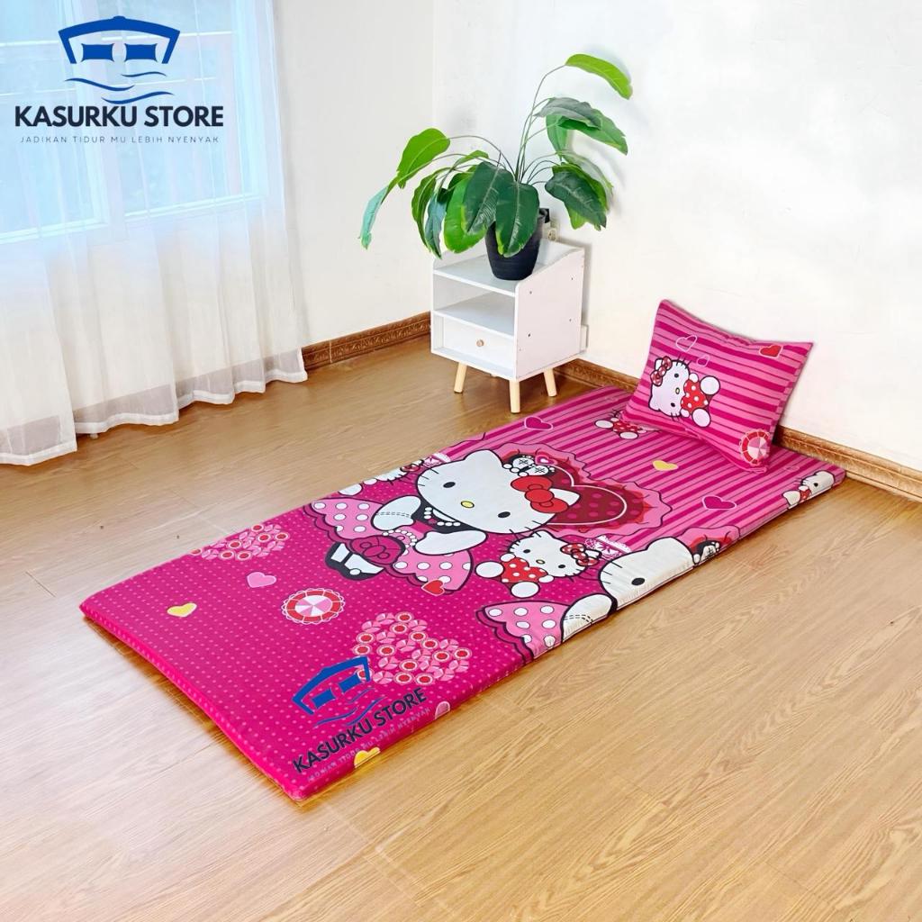 KASURKU Paket Anak Kost Kasur Busa Free Bantal  ( 80 X 180 x 3 CM ) Kasur Single