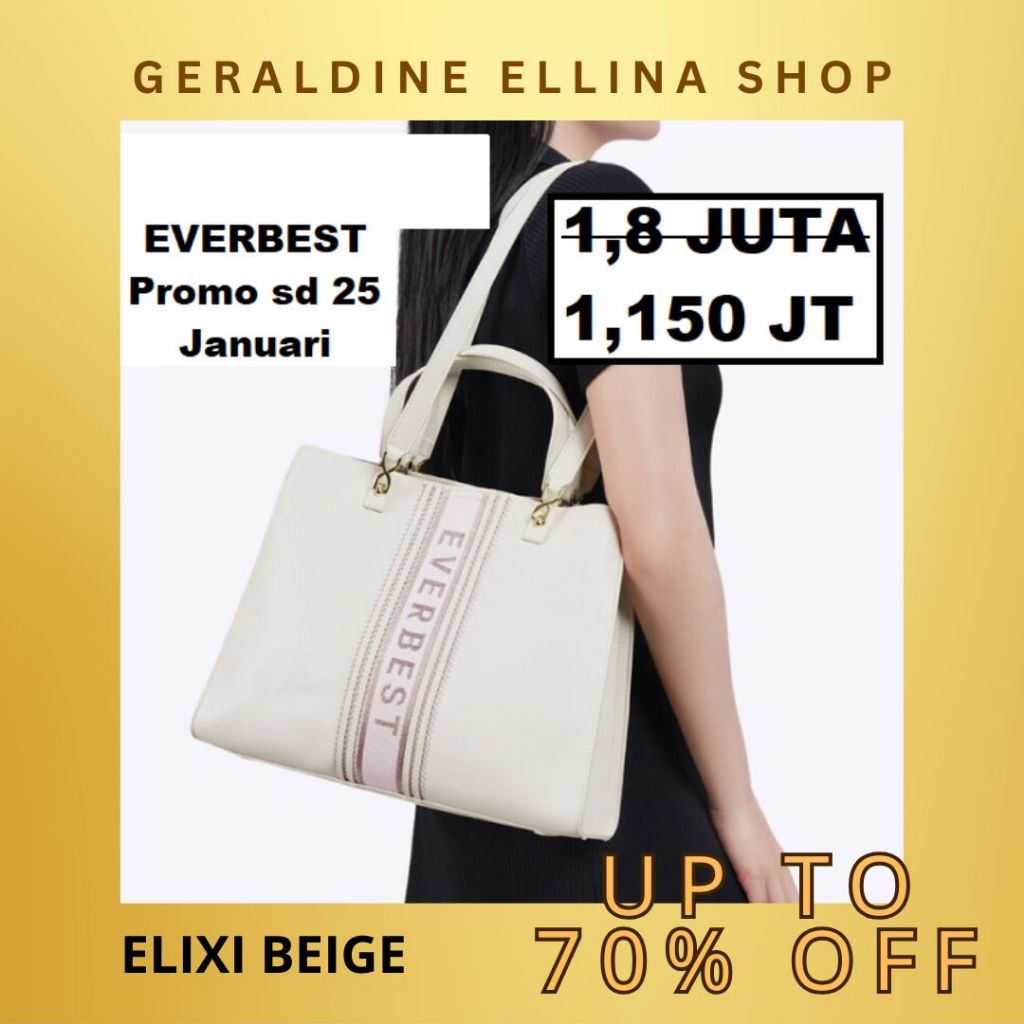 Tas selempang wanita Everbest original sale seri ELIXI