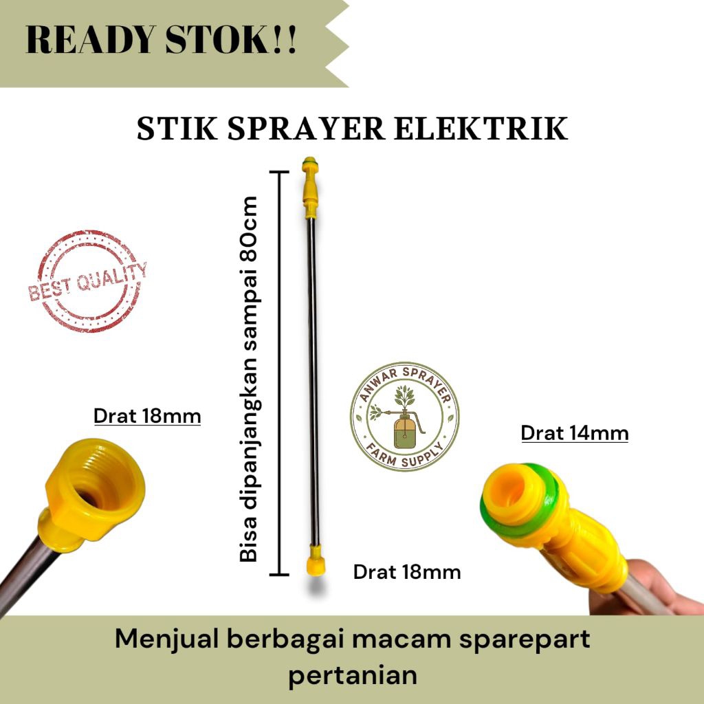 STIK SPRAYER ELEKTRIK KUNING