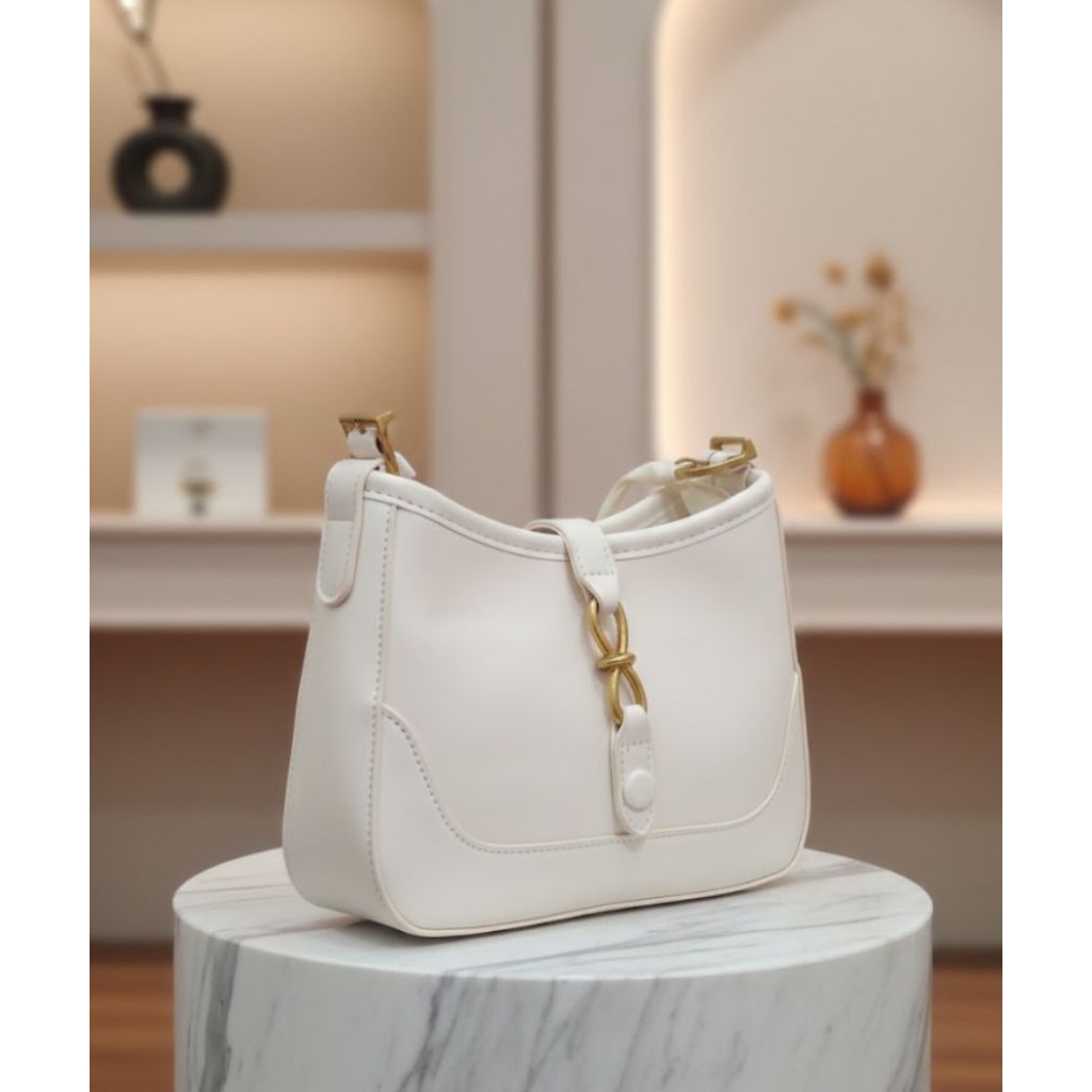 TAS SELEMPANG IMPORT ( WARNA PUTIH )