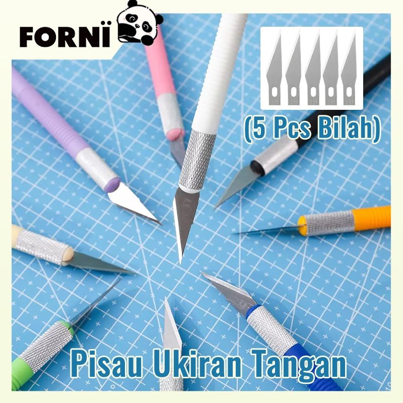 Pisau Ukir Seni Cutter / Pisau Seni / Pen-Type Precision Art /Craft Hobby Knife Cutter Samoyed