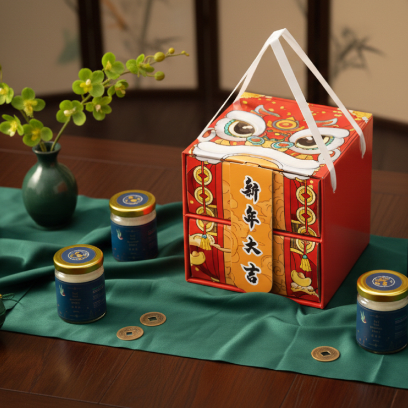 Bird Nest Plus – Imperial Set Bird Nest Drink+ | Hampers CNY 2026 Imlek Eksklusif Corporate (8 Jar 1