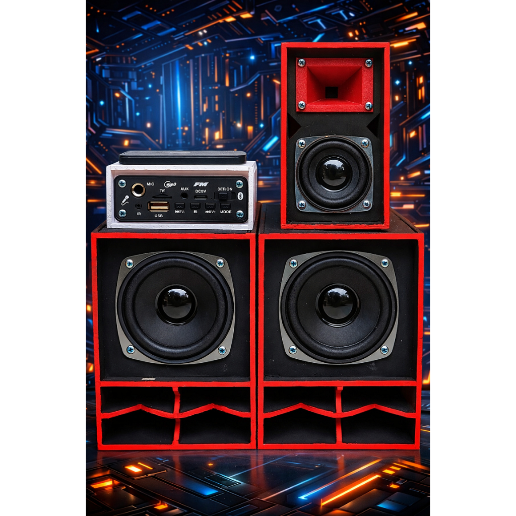 Miniatur Sound System Azkiya Production Full Set