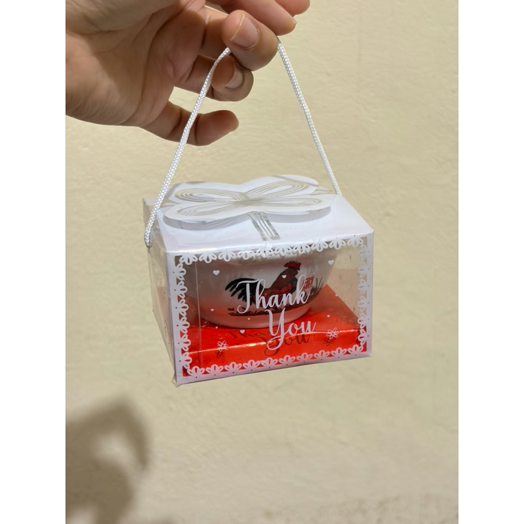 souvenir nikah kawin mangkok ayam mini kecil lucu