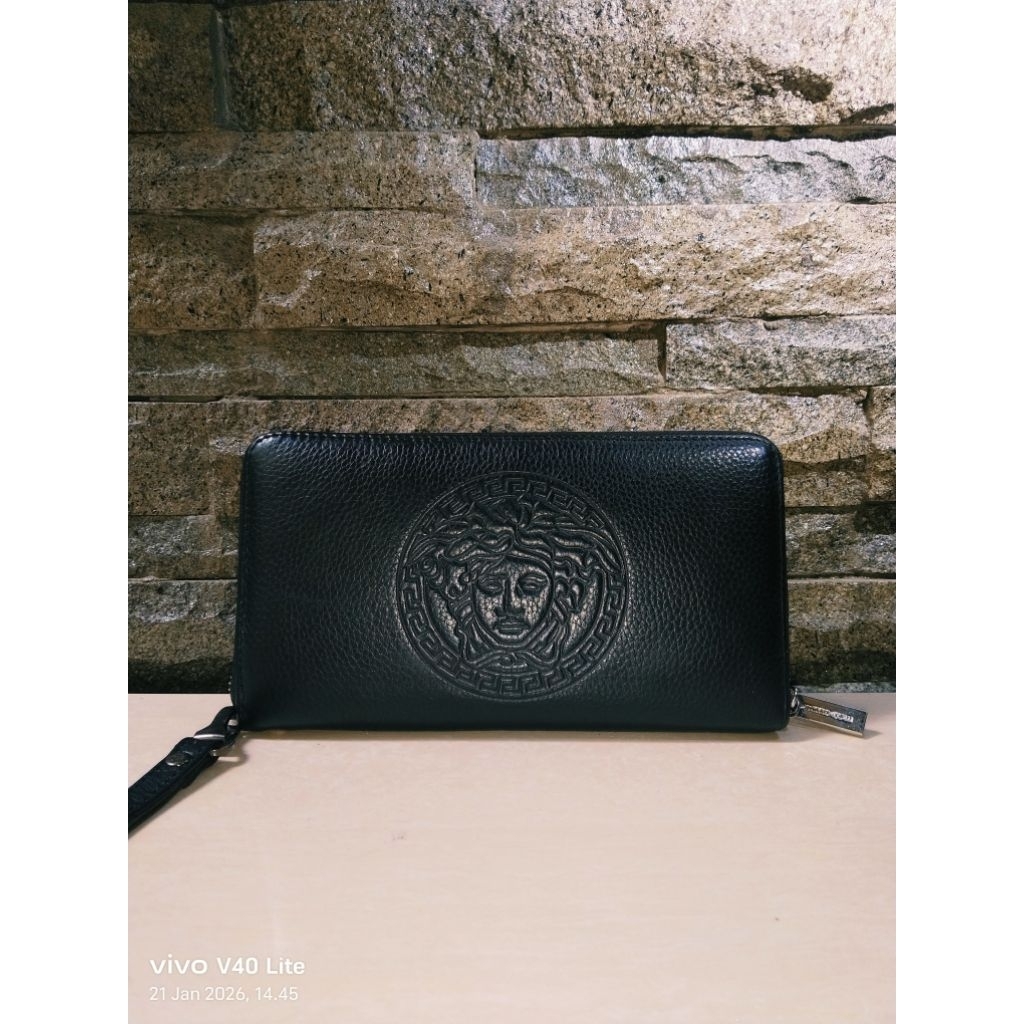 (second) Dompet Versace kulit, handbag kulit Versace medein Italy