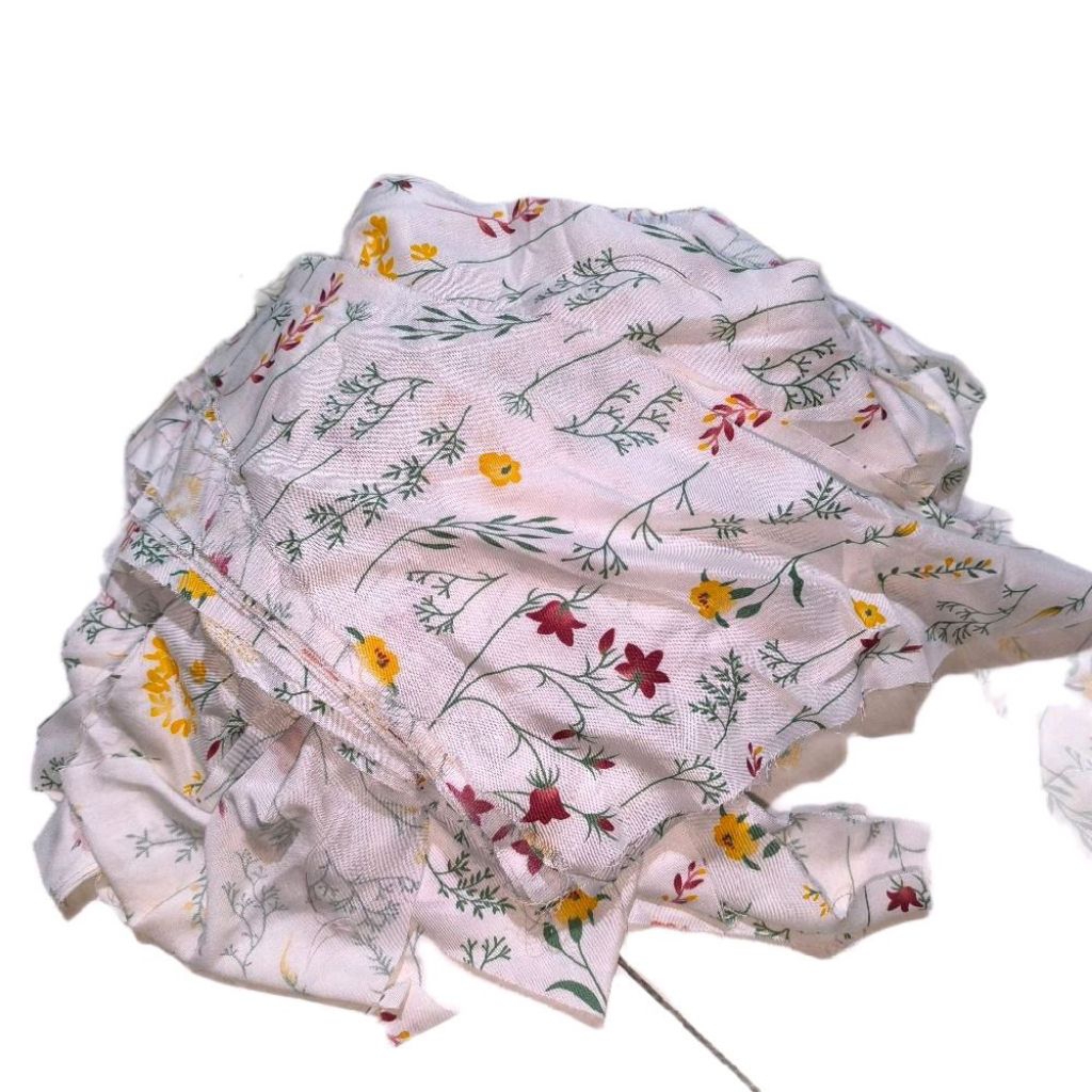 Kain Perca Kiloan bahan RAYON MOTIF Sisa Produksi BayiBerkualitas,