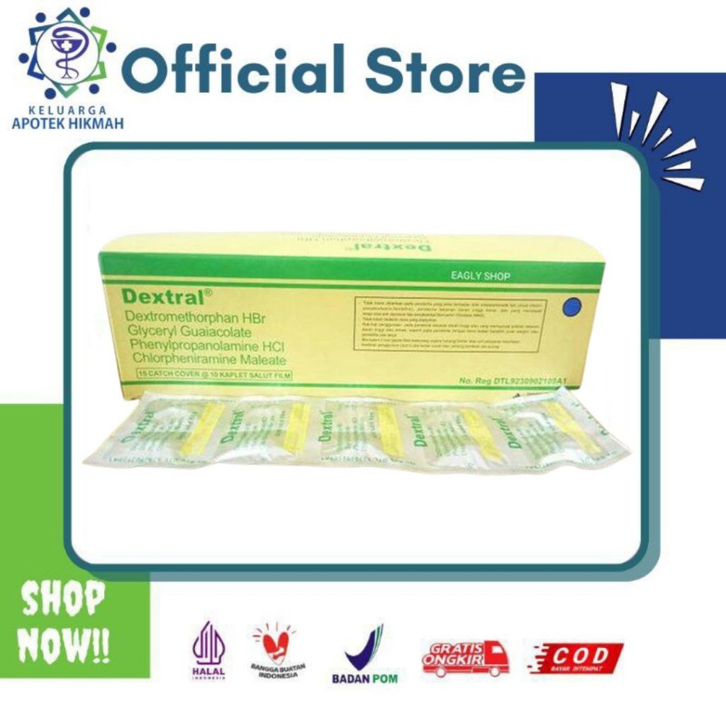 Dextral tablet strip atasi flu pile bersin bersin hidung tersumbat