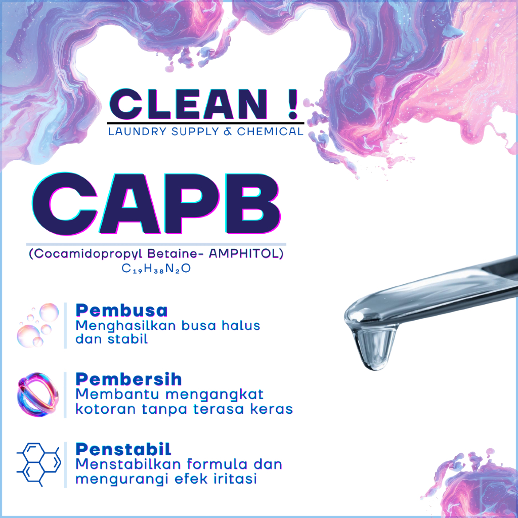 Amphitol / CAPB – Foam Booster & Bahan Sabun Cair