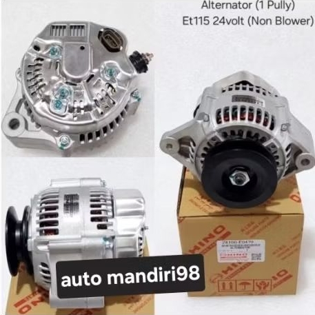 ALTERNATOR ASSY/DINAMO AMPER DYNA 115ET 24VOLT 1PULLY