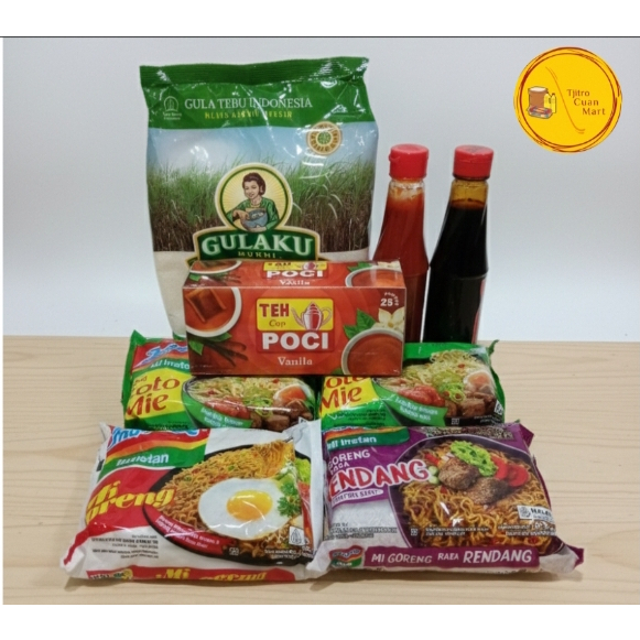 [Paket Hemat 1 Sembako] - Paket Hemat Sembako - Hampers Lebaran - Hampers Sembako - Solusi Sembako