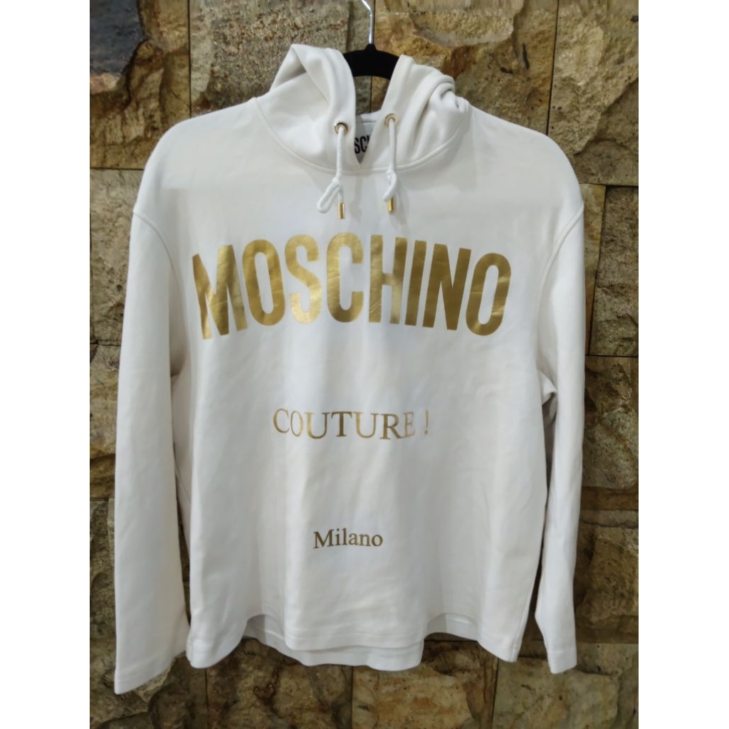 preloved moschino couture hoodie