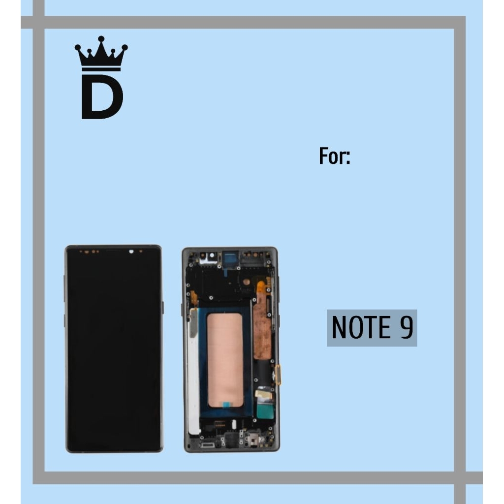 LCD TOUCHSCREEN SAMSUNG NOTE 9 FULLSET