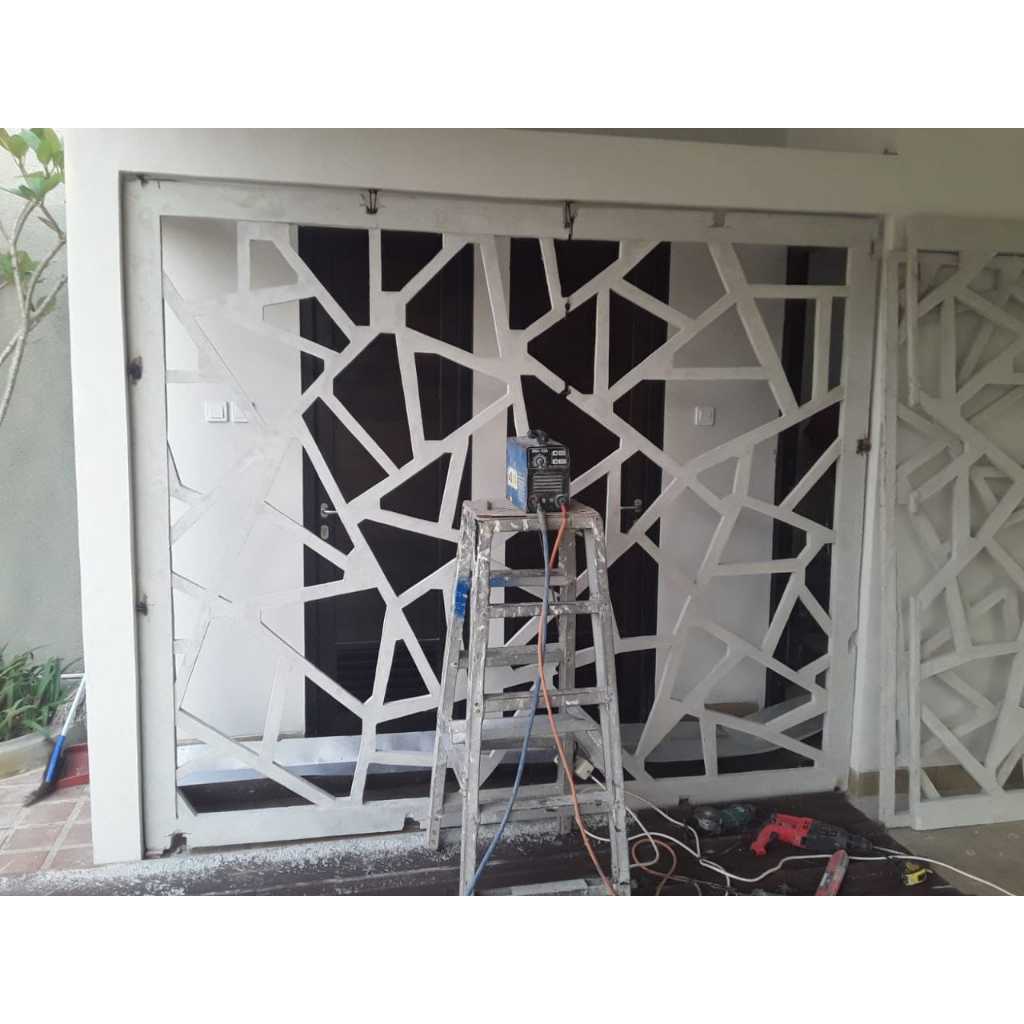 Dinding Sekat GRC Krawangan Tangerang Konsep Modern Minimalis