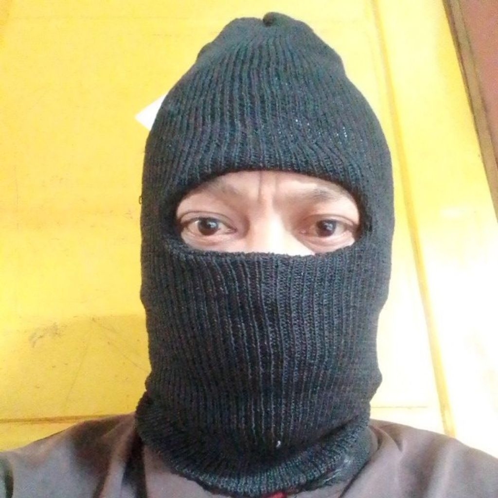 Kupluk Rajut Ninja Benies Topeng Sebo - Nyaman, Adem, dan Elastis