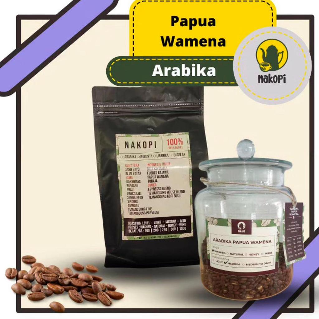 Nakopi Biji Kopi Arabika Papua Wamena | Kopi Bubuk Arabika Papua