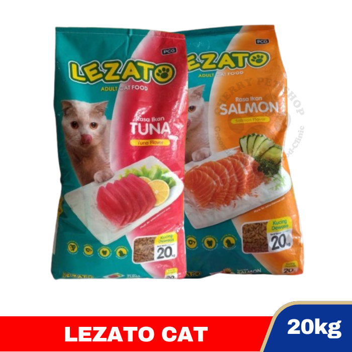LEZATO ADULT Makanan Kucing Dewasa Karung Nutrisi Seimbang Termurah - 20KG
