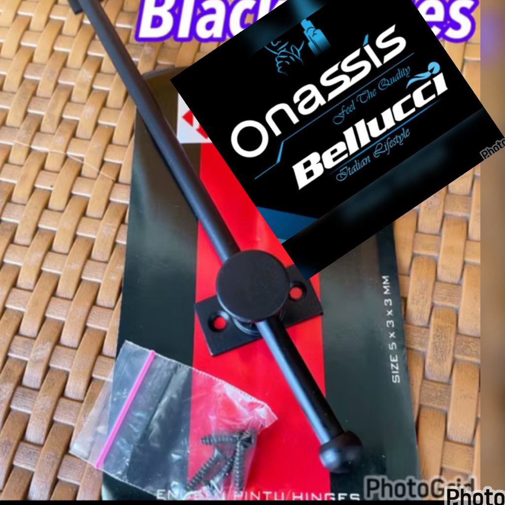 Lamskar putar black matte lamskar jendela penahan jendela tahanan jendela stainless sus 304  padat L