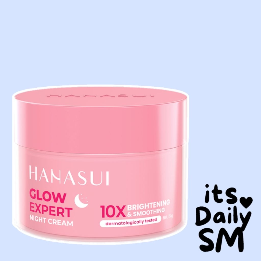 itsDailysm - HANASUI Glow Expert Night Cream 15gr | Krim Malam | Krim Pencerah