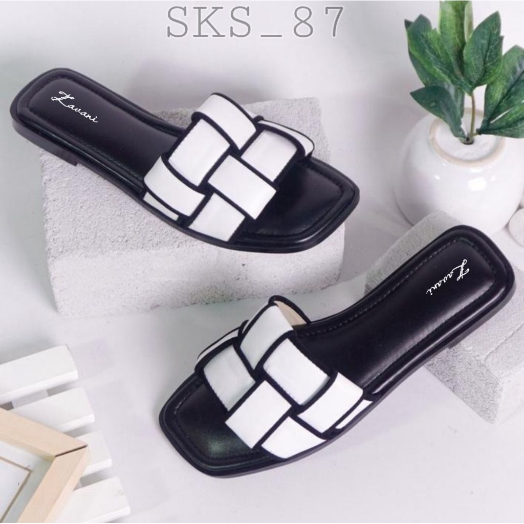 sandal Flat/sandal Korean/sandal teplek/sandal terbaru