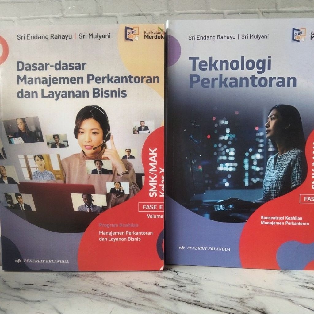 buku baru pelajaran ( dasar-dasar manajemen perkantoran dan layanan bisnis & Teknologi perkantoran)k