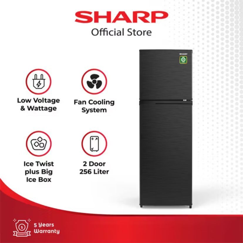 Kulkas SHARP 2 Pintu 316 MN
